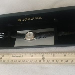 Vintage rare junghans Indian coin silver watch